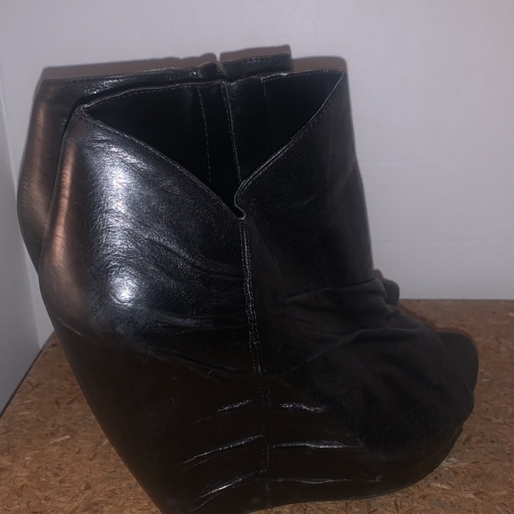 Carlos Santana Wedge Bootie Size 9.5 Black - Picture 4 of 11